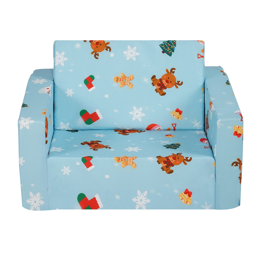 Vaikiška sofa-lova VEVOR FL-XY-3, 2-in-1 transformuojama