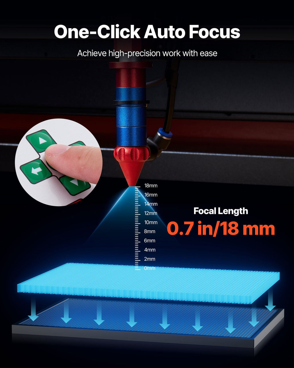 CO2 lazerinės graviravimo ir pjovimo staklės VEVOR SH-1490, 130W