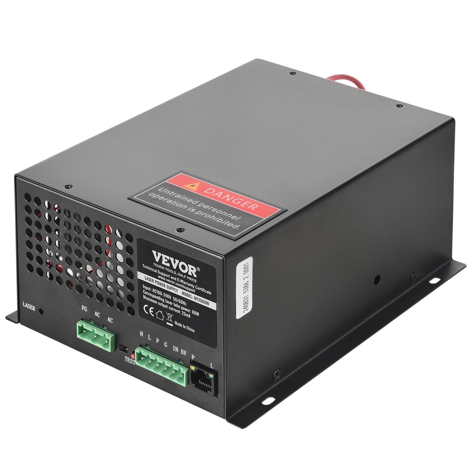 CO2 lazerio maitinimo šaltinis VEVOR MYJG60W, 60W
