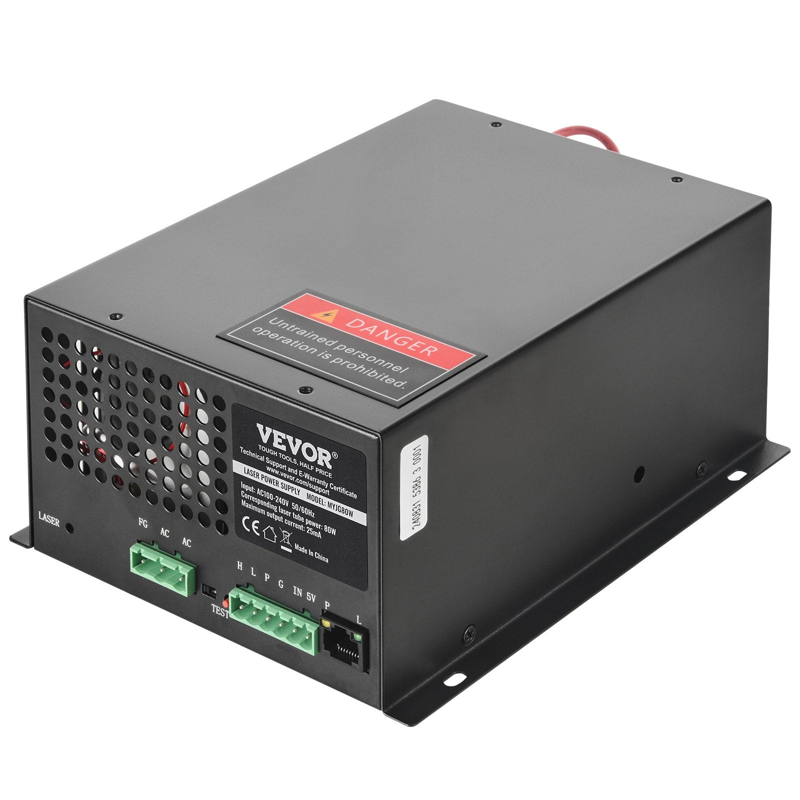 CO2 lazerio maitinimo šaltinis VEVOR MYJG80W, 80W