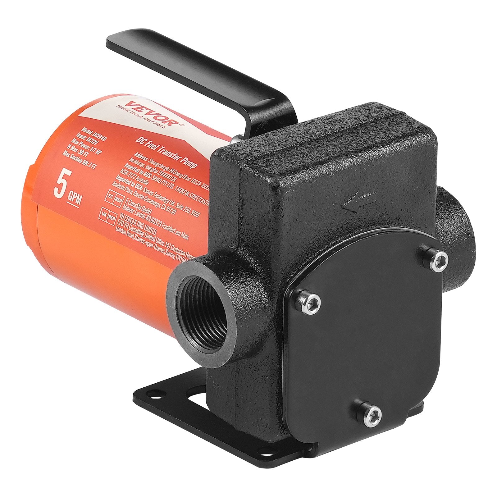 Kuro perpylimo siurblys VEVOR DCEX40, 19 l/min