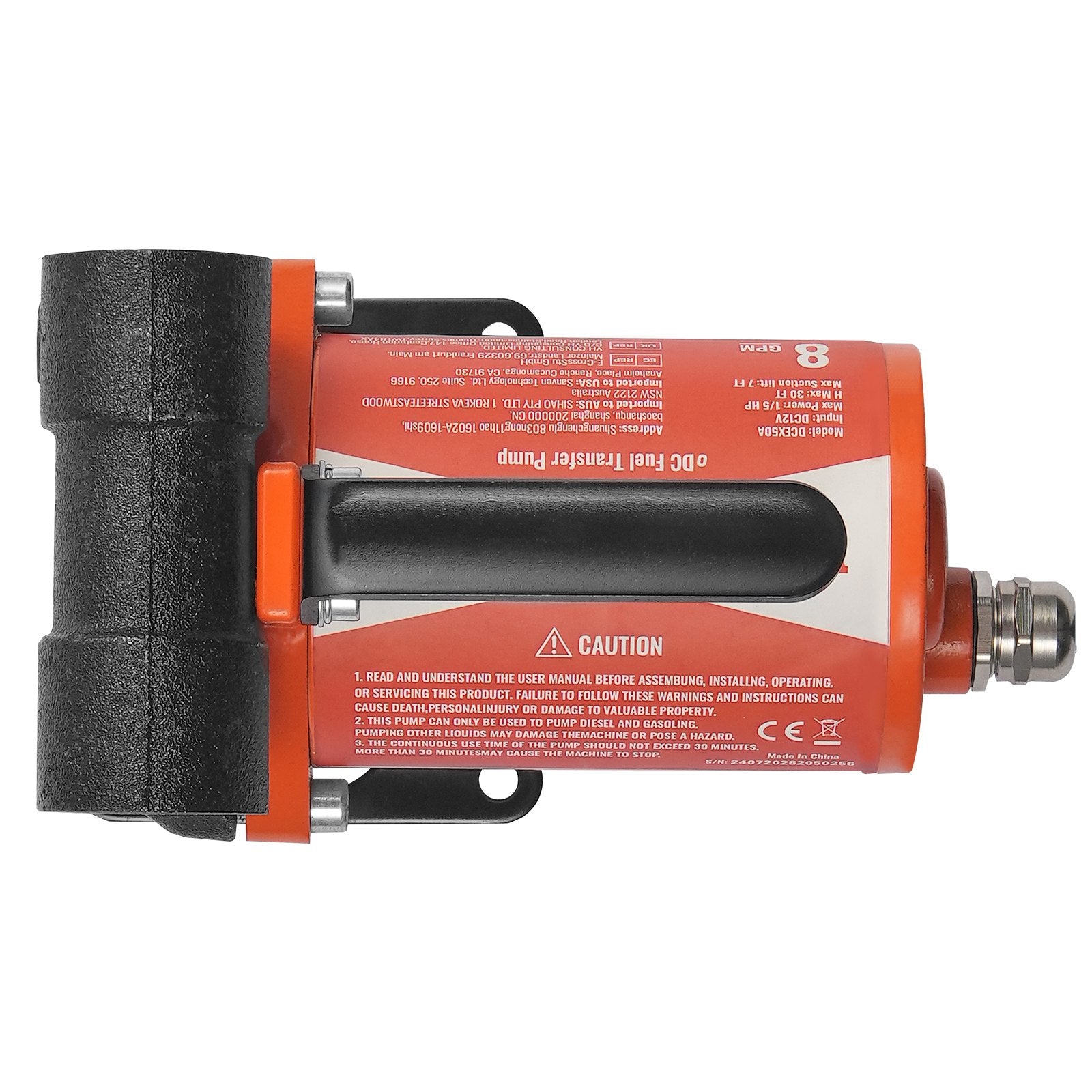 Kuro perpylimo siurblys VEVOR DCEX50A, 12V, 30 l/min