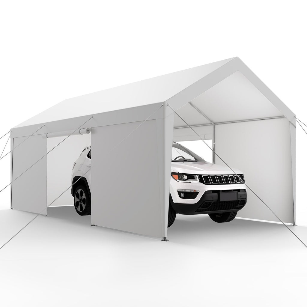 Automobilio palapinė-stoginė VEVOR SXYJSCK-FBS12X20FT-W, 3,65 x 6,09 m