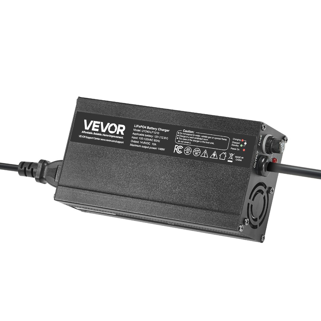Ličio akumuliatorių įkroviklis VEVOR UY240-HF1210, 12V 10A