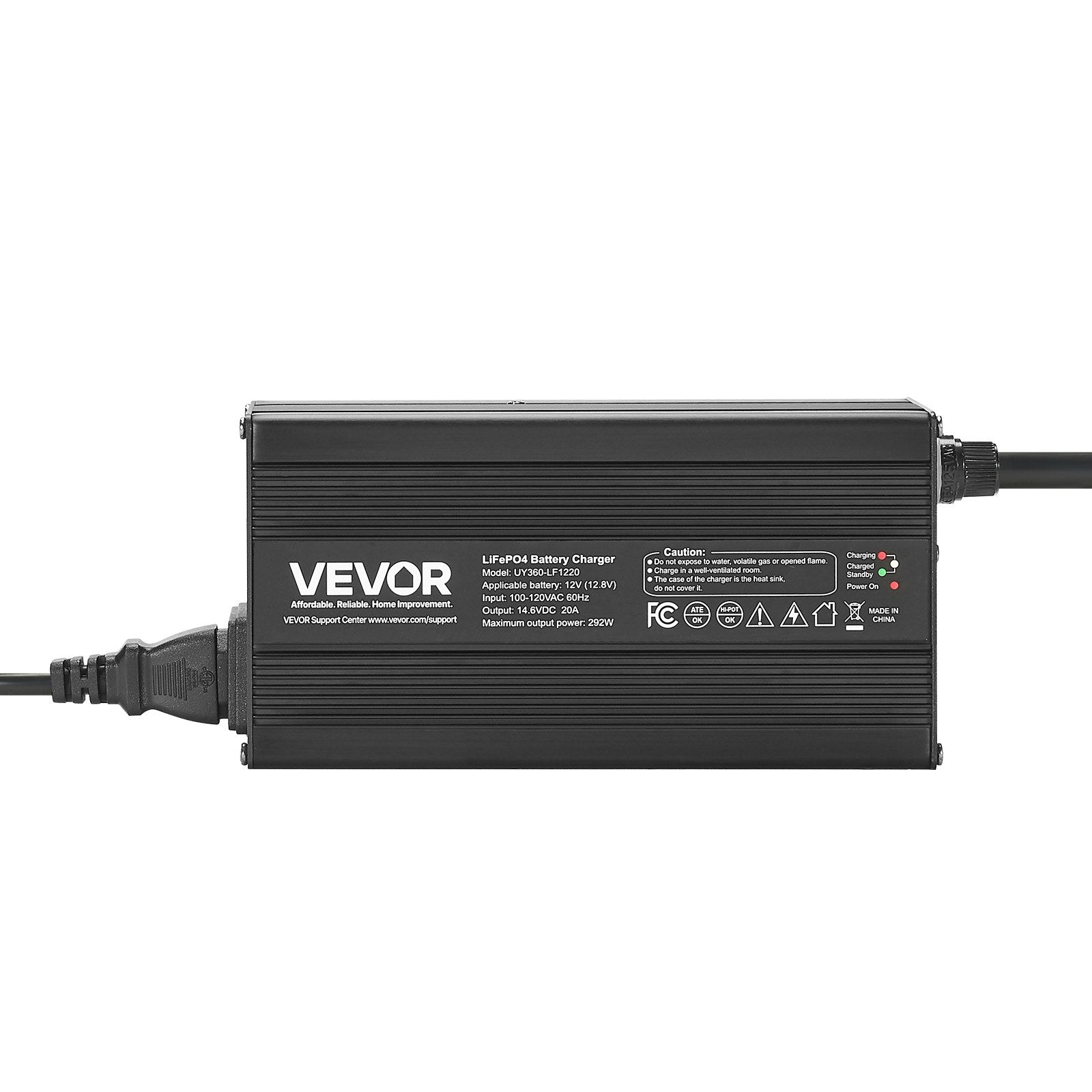Ličio akumuliatorių įkroviklis VEVOR UY360-HF1220, 12V 20A