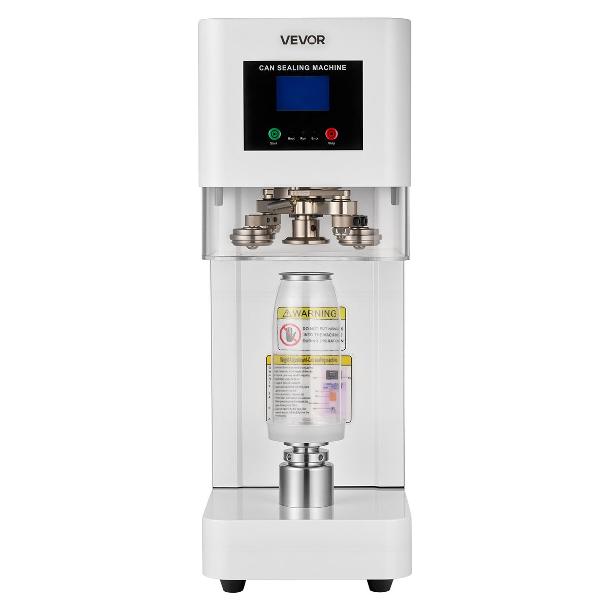 Skardinių uždarymo aparatas VEVOR LS-F6003, 55 mm skersmens skardinėms