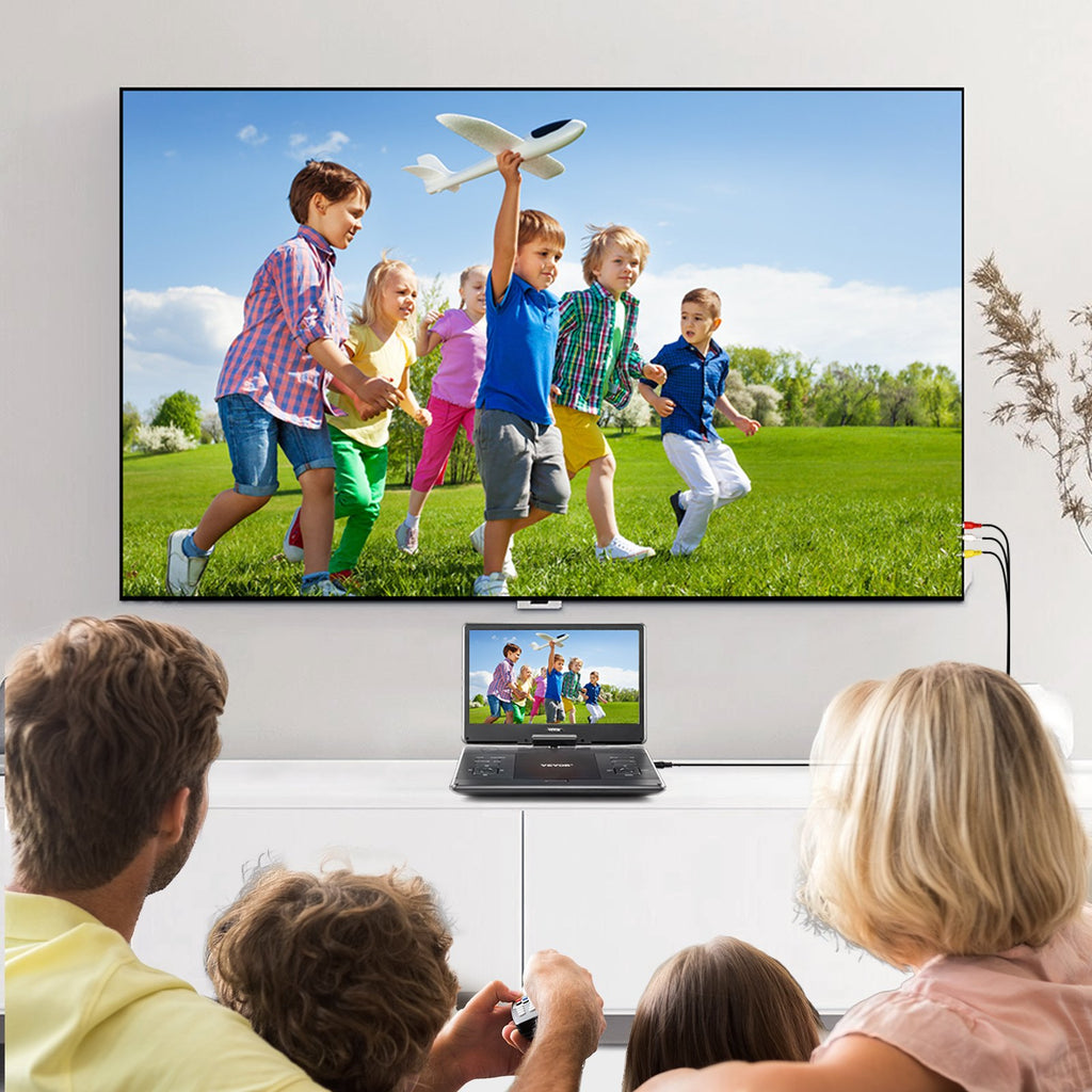 Nešiojamas DVD grotuvas VEVOR M4, 14 colių HD ekranas