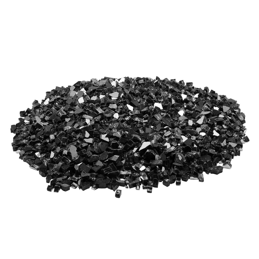 Dekoratyvinis ugnies duobių stiklas VEVOR BJTL-BLK20, 9 kg