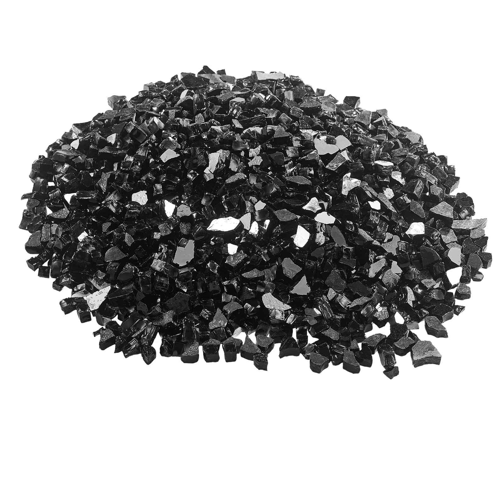 Dekoratyvinis ugnies duobių stiklas VEVOR BJTL-BLK20, 9 kg