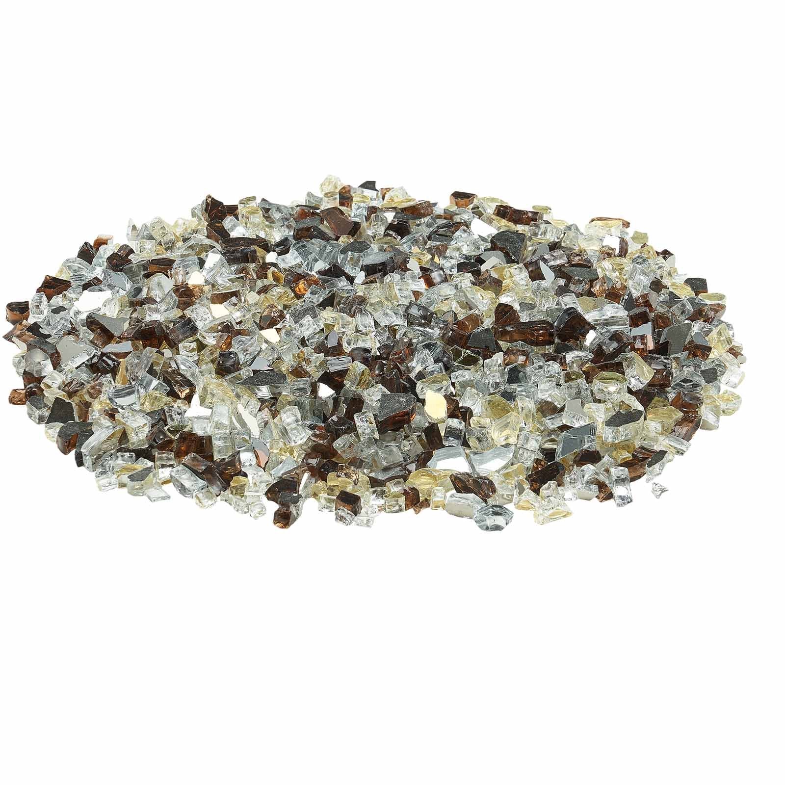 Dekoratyvinis stiklas židiniams VEVOR BJTL-3MCCGR10, 4,5 kg
