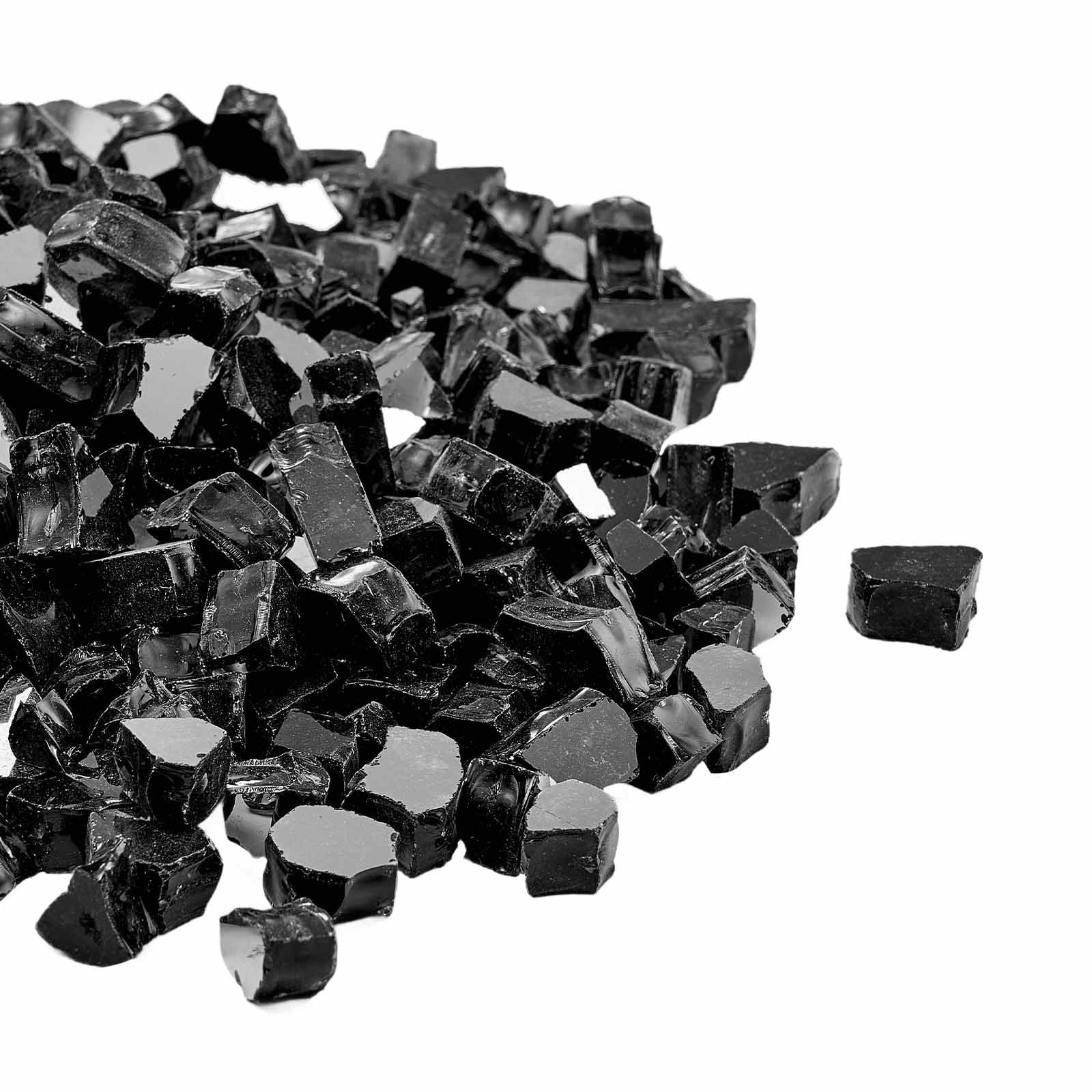 Dekoratyvinis ugnies stiklas VEVOR BJTL-BLK10, 4,5 kg