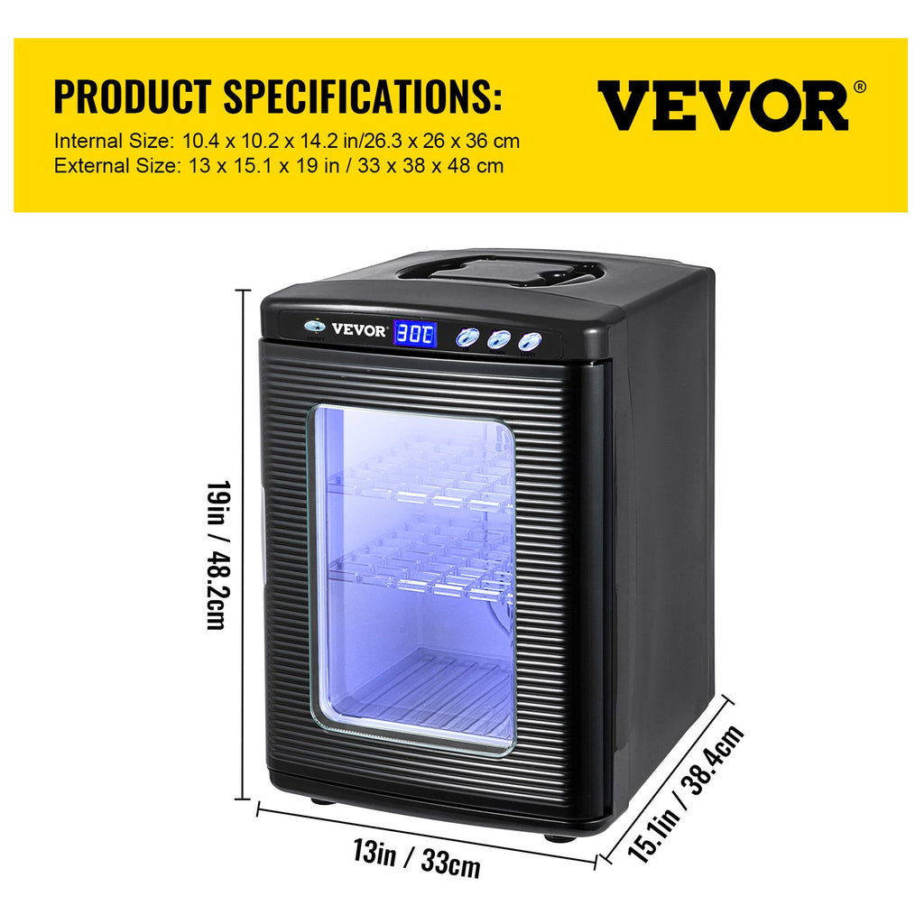 Roplių inkubatorius VEVOR 25L, 5-42°C