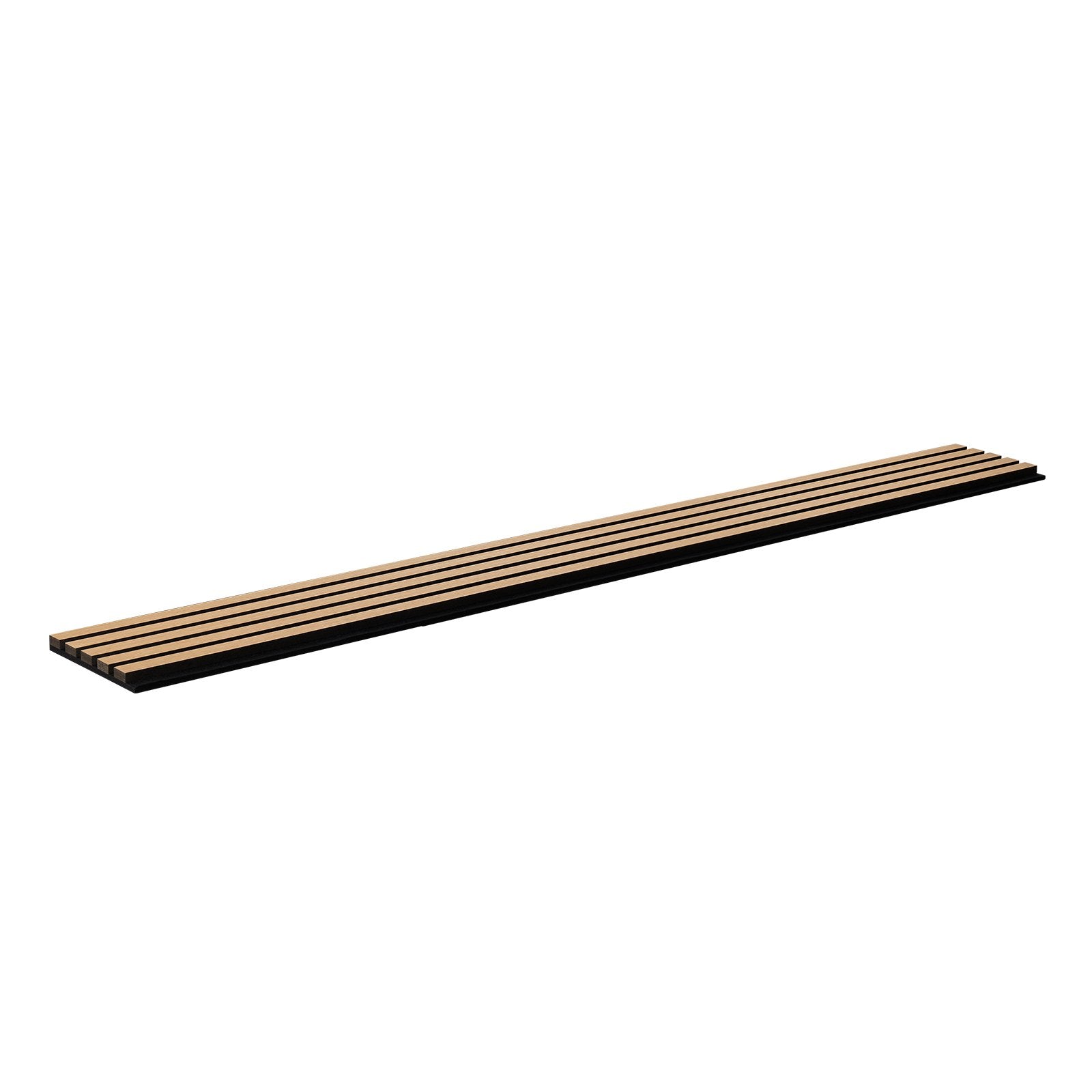 Akustinės medžio tašelių sienų panelės VEVOR LYY8438S2402, 2400x200 mm