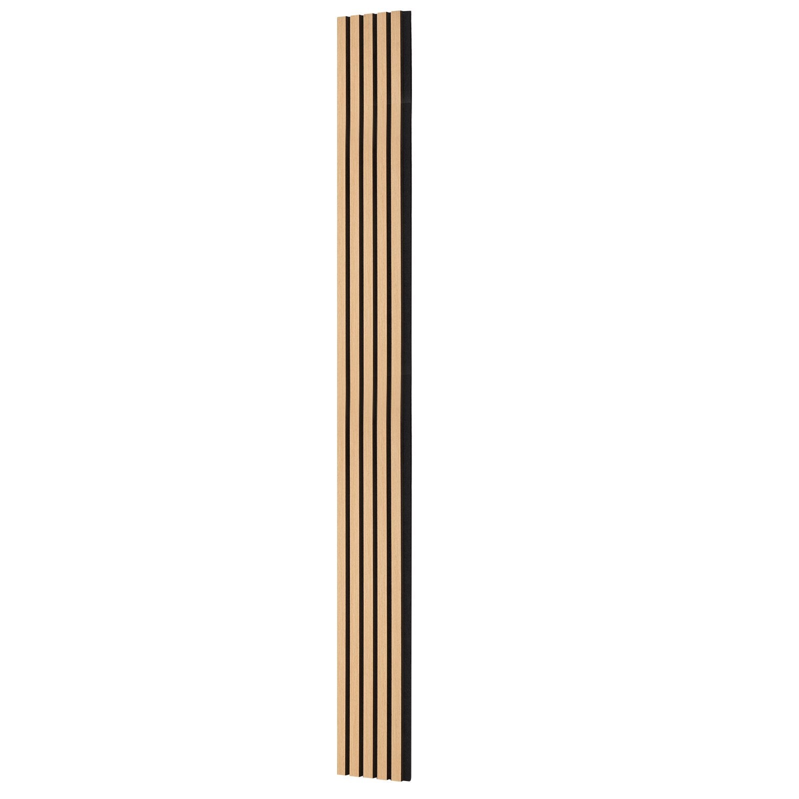 Akustinės medžio tašelių sienų panelės VEVOR LYY8438S2402, 2400x200 mm
