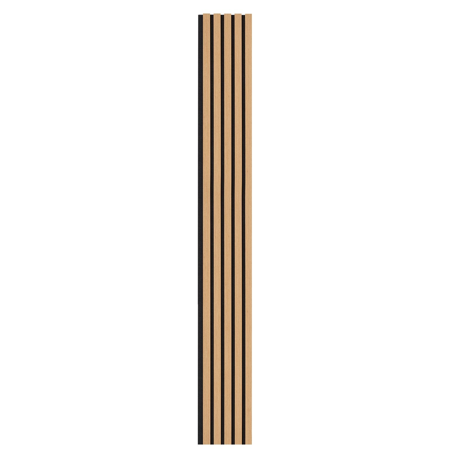 Akustinės medžio tašelių sienų panelės VEVOR LYY8438S2402, 2400x200 mm