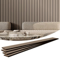 Akustinės medžio tašelių sienų panelės VEVOR LYS30942402, 200x2400 mm
