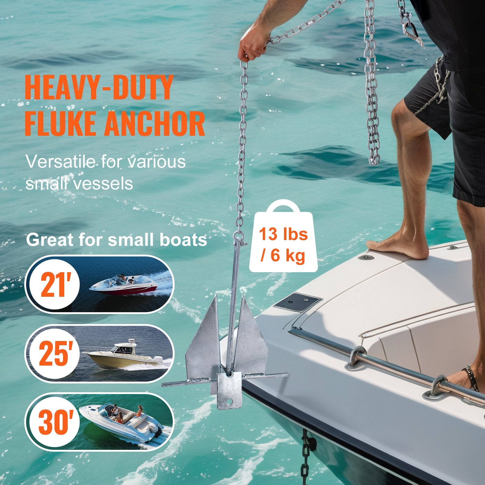 Inkaro rinkinys VEVOR AN08A-6.0kg-YM(AS), 6 kg