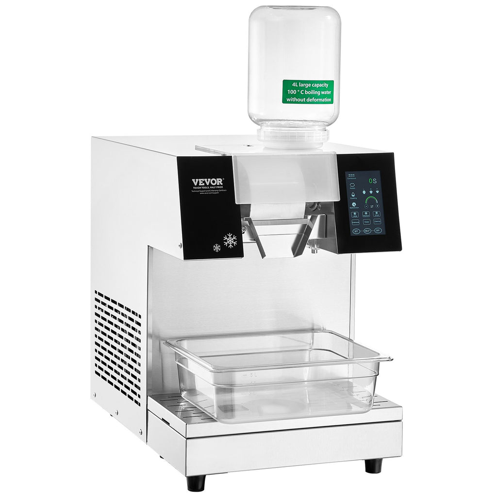 Pramoninis snaigių ledo gaminimo aparatas VEVOR QLX230F10-1, 230 kg/24h