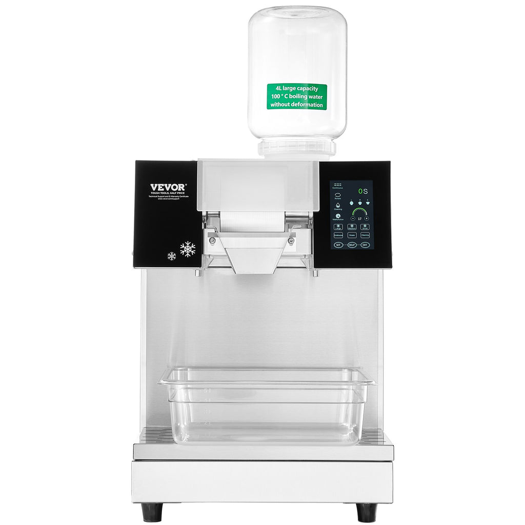 Pramoninis snaigių ledo gaminimo aparatas VEVOR QLX230F10-1, 230 kg/24h