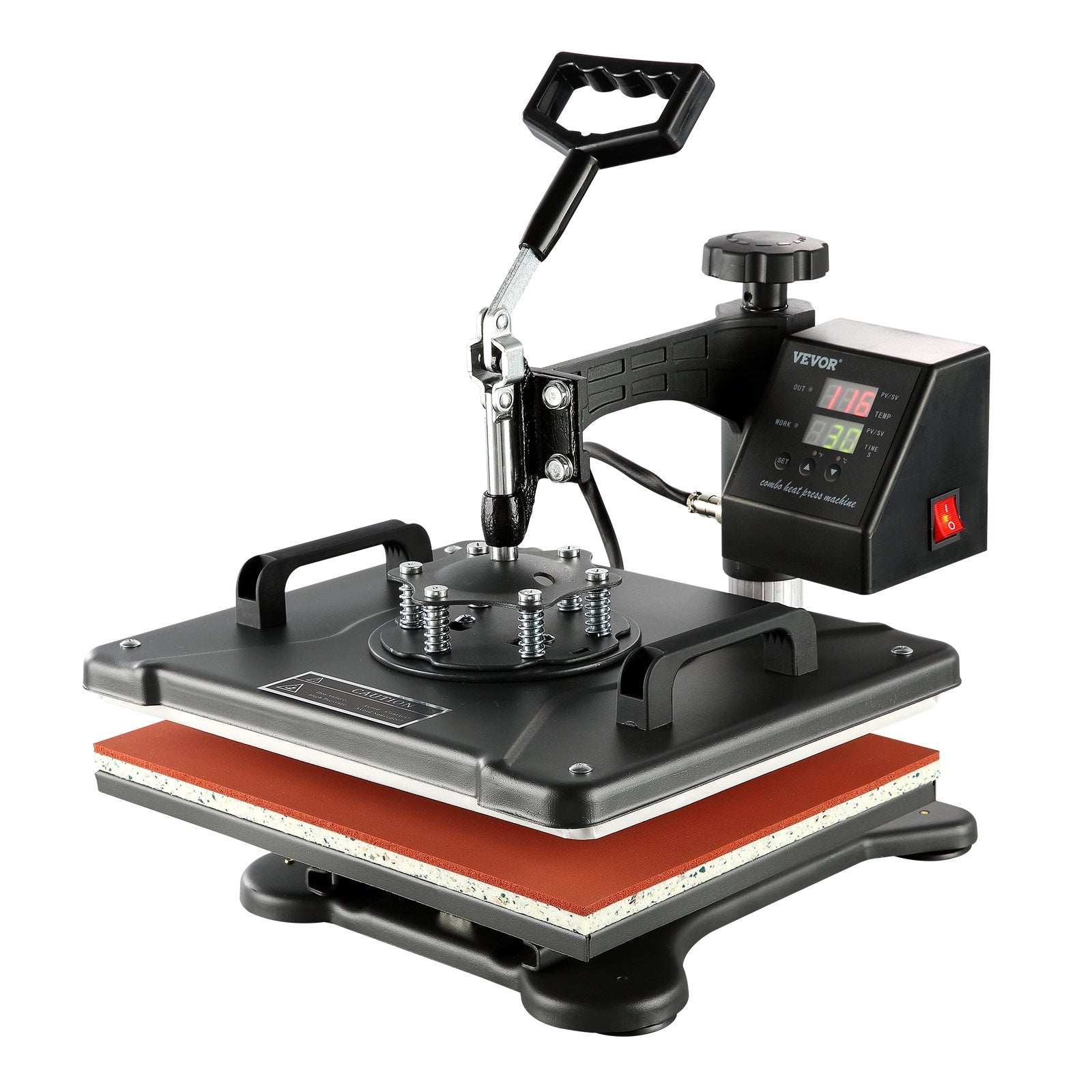 Termopresas VEVOR 8-in-1, 38x30 cm