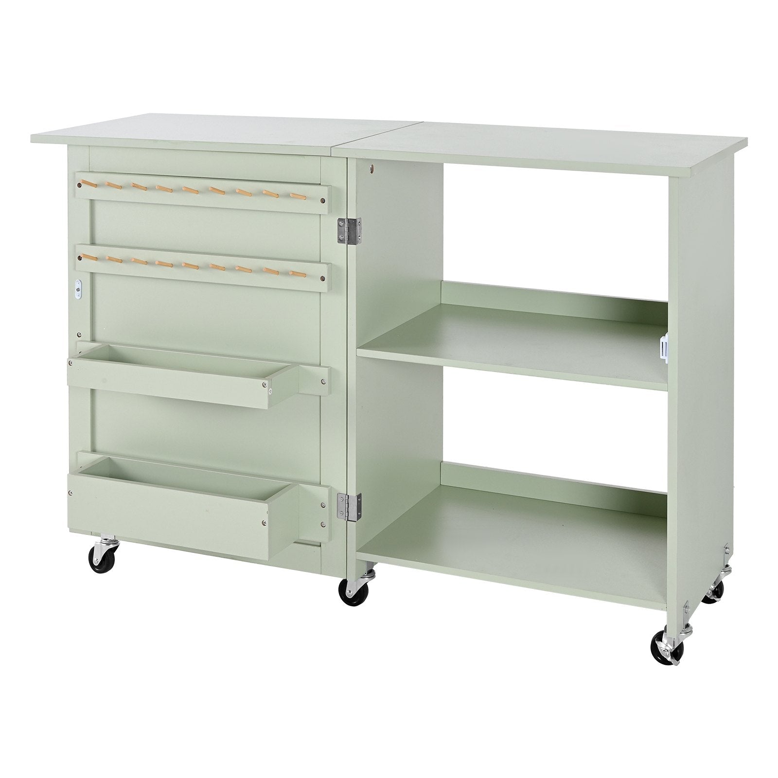 Sulankstomas siuvimo stalas VEVOR HL20250625001TM-1, 117 cm ilgio