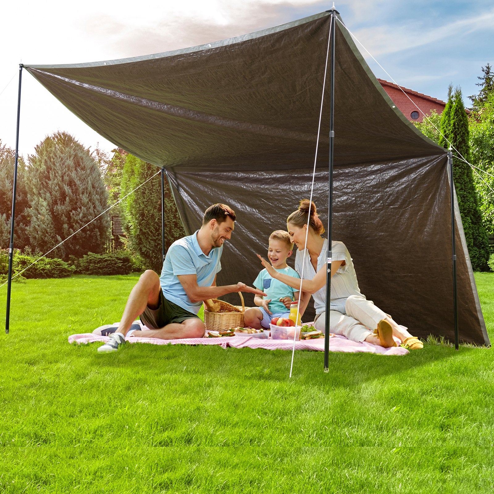 Tentinis uždangalas VEVOR 20x30 ft, 609,6 x 914,4 cm