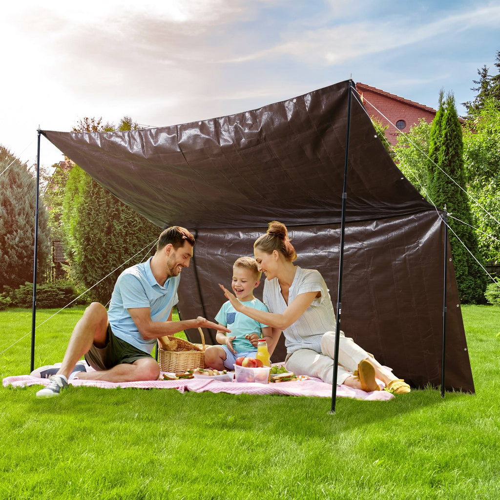 Tentinis uždangalas VEVOR 6,1 x 12,2 m, 0,41 mm storio