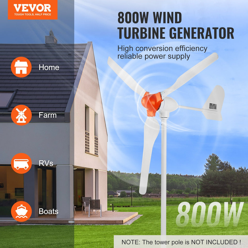 Vėjo jėgainė VEVOR 800W, 12V