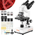 Binokulinis laboratorinis mikroskopas VEVOR XSP-36, 40X-2500X didinimas