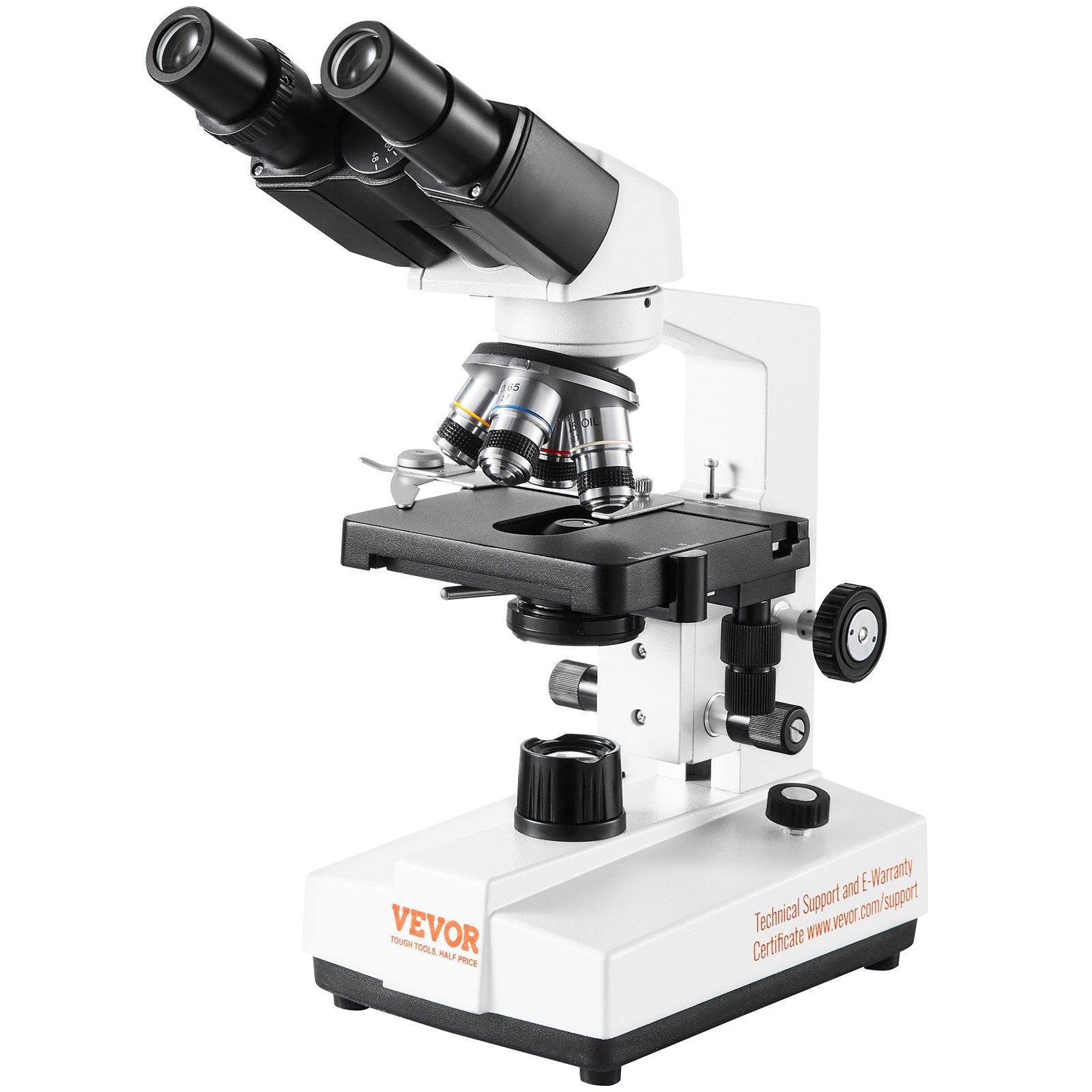 Binokulinis laboratorinis mikroskopas VEVOR XSP-36, 40X-2500X didinimas