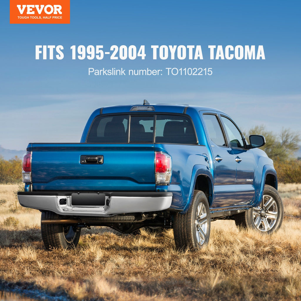 Galinis bamperis su laipteliu VEVOR Toyota Tacoma (1995-2004), chromuotas plienas