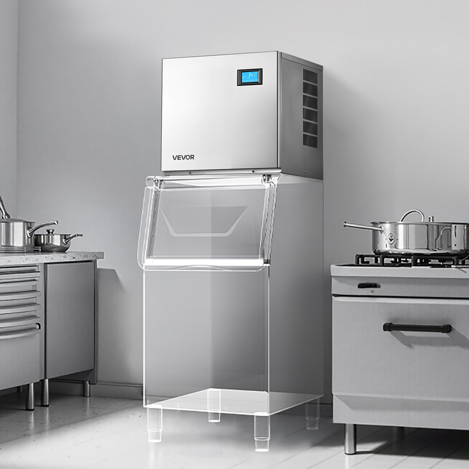 Pramoninis ledo generatorius VEVOR LRM-F360, 163 kg/parą