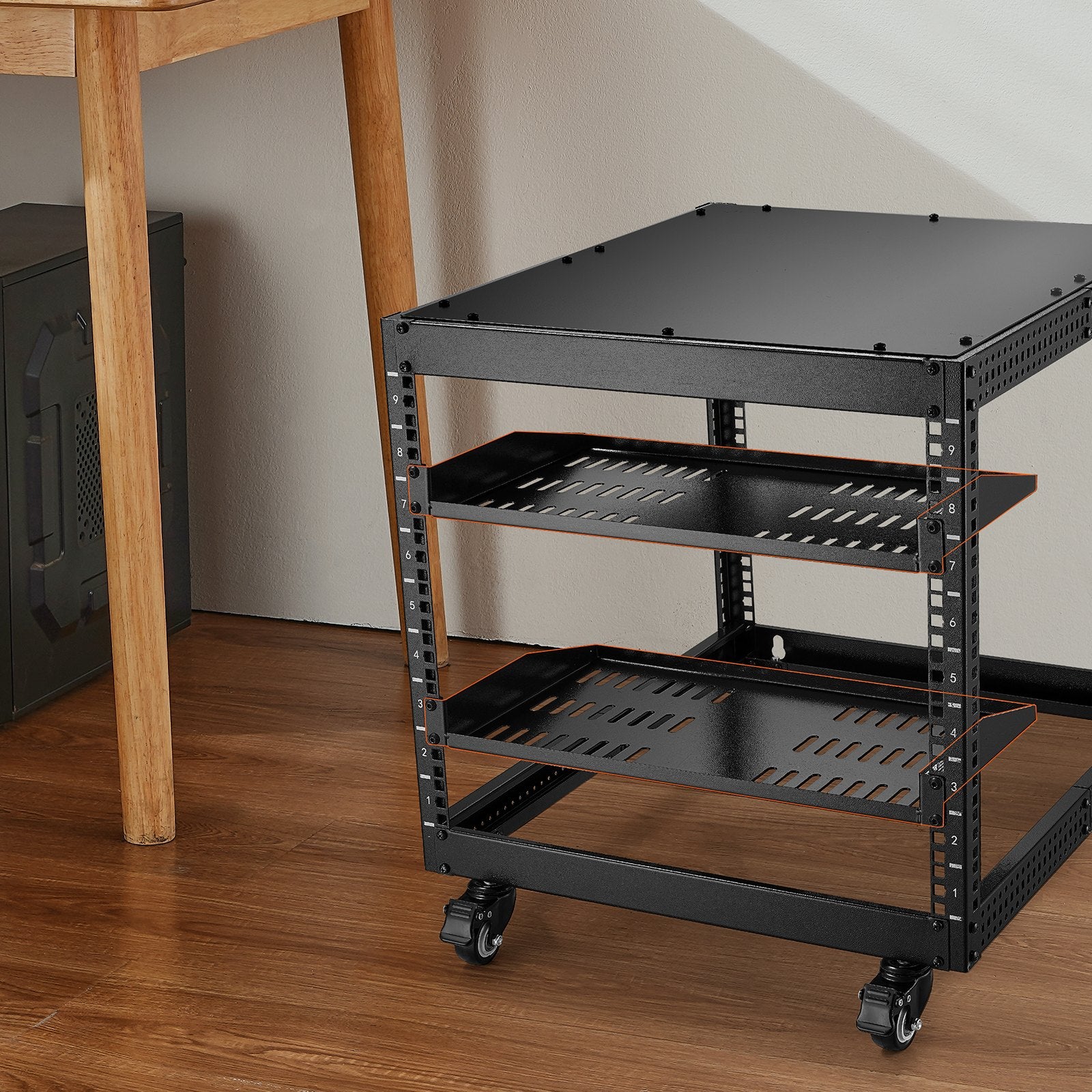 Serverio spintos lentyna VEVOR SPT-U300-1A, 1U, 2 vnt.