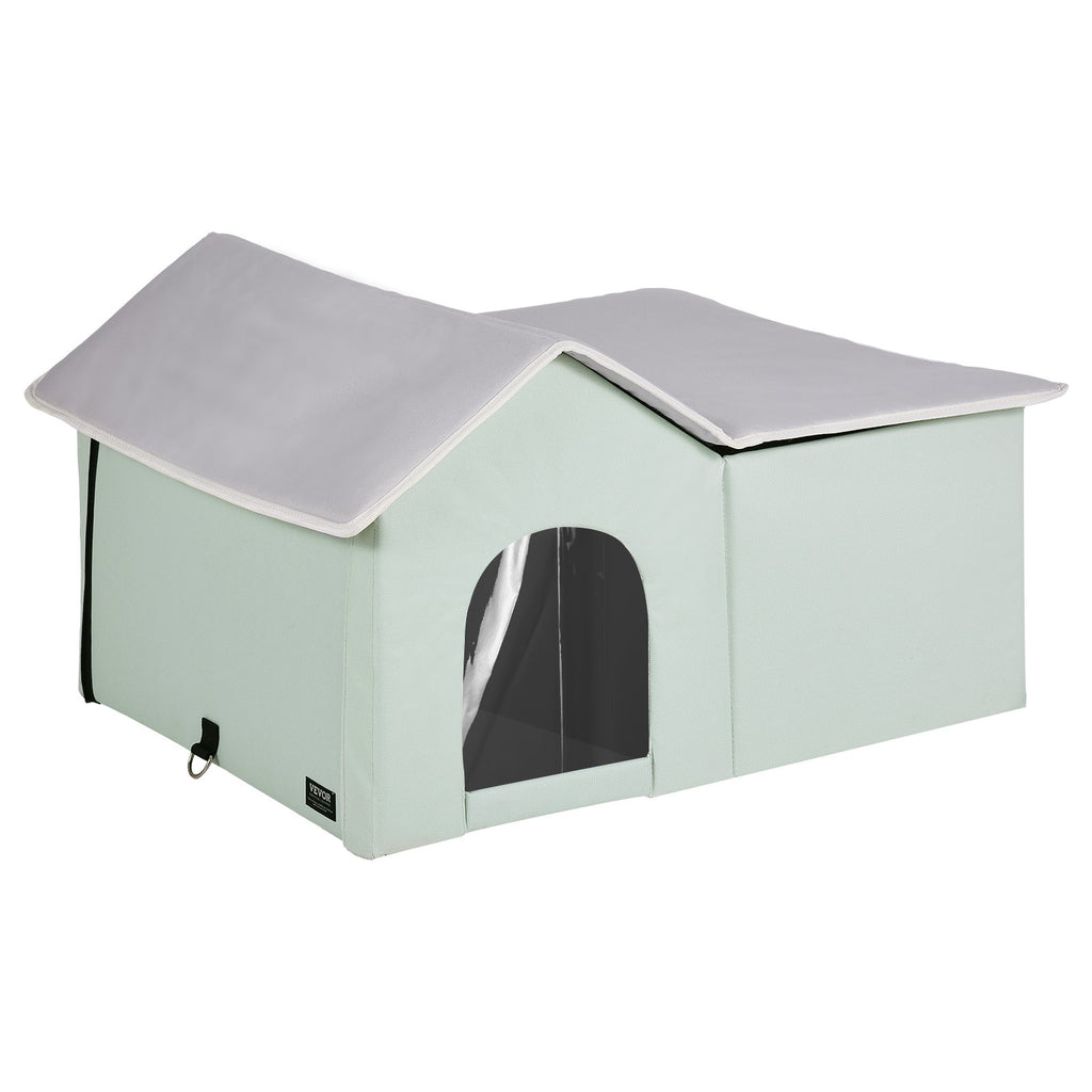 Šildomas namelis katėms VEVOR JUYI U6-O, 67x56x41 cm