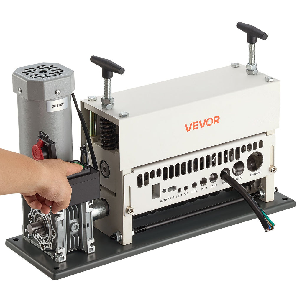 Elektrinės laidų izoliacijos nuėmimo staklės VEVOR ZD-40FL, 370W