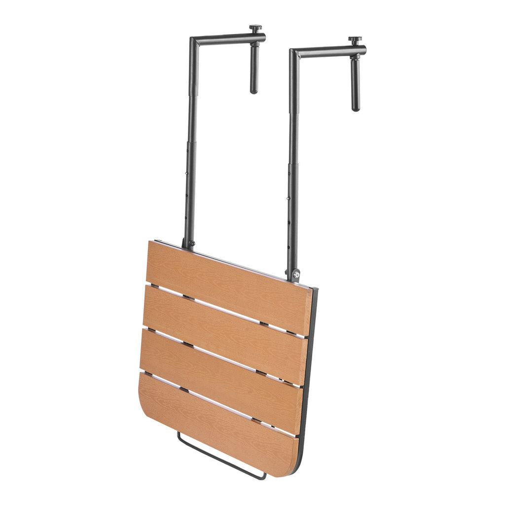 Pakabinamas balkono staliukas VEVOR DL-BC01A, 60x40 cm