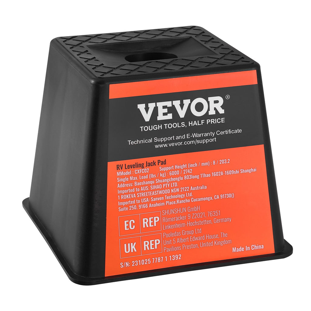 Priekabos atramų blokai VEVOR CXFC02, 2721 kg keliamoji galia