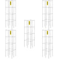 Atramos pomidorams VEVOR VV-KZDFQJ11.8X46YS5Z, 117 cm aukščio, 5 vnt.