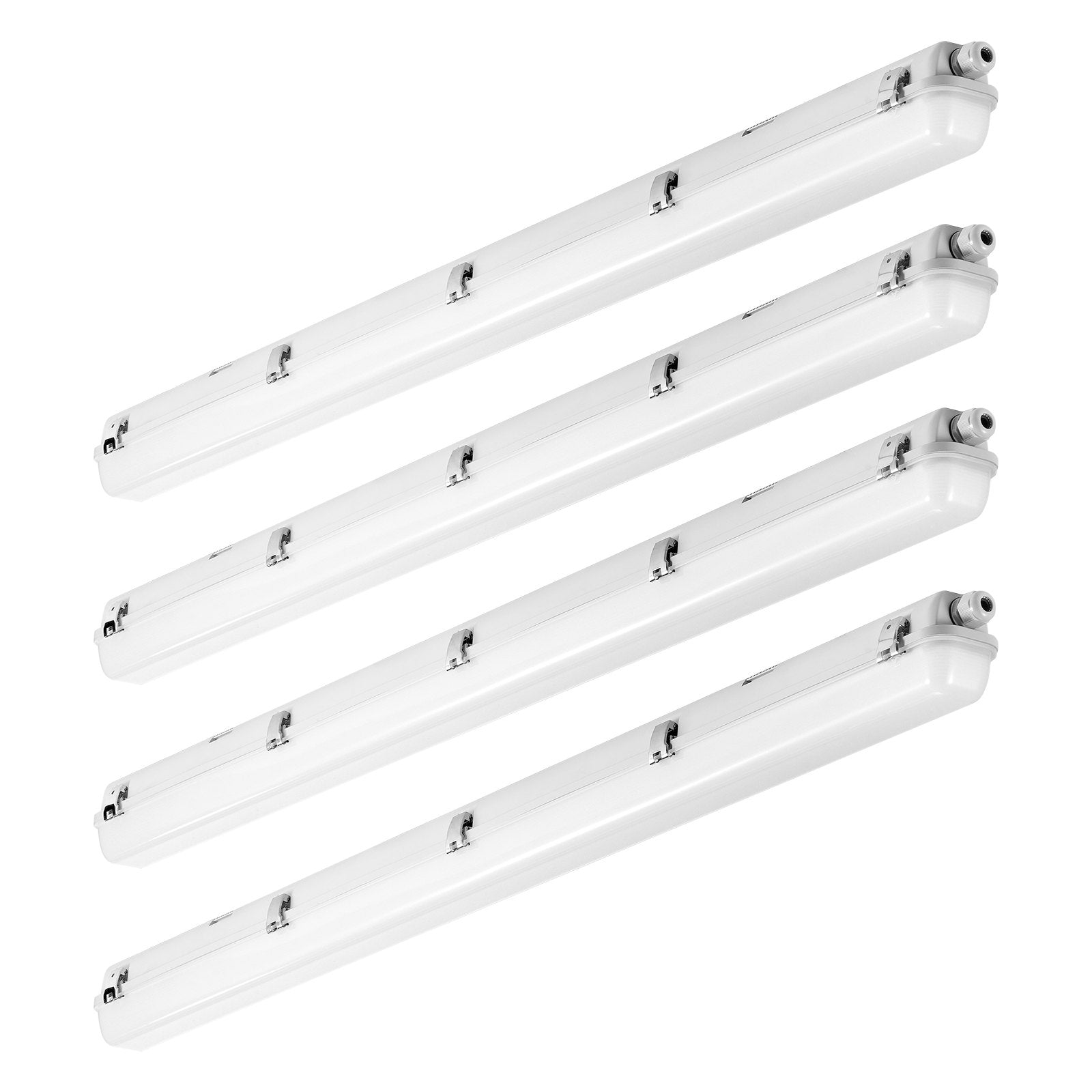 LED drėgmei atsparus šviestuvas VEVOR GT-SFD60D-E, 60W