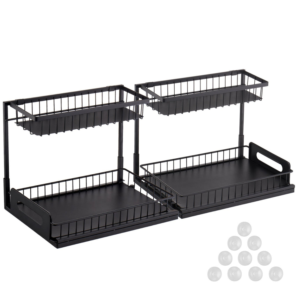 Ištraukiamas spintelės organizatorius VEVOR LX-P9357A, 2 aukštų
