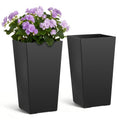 Aukšti lauko vazonai VEVOR F3055W-BK, 2 vnt. komplektas, 550 mm aukščio