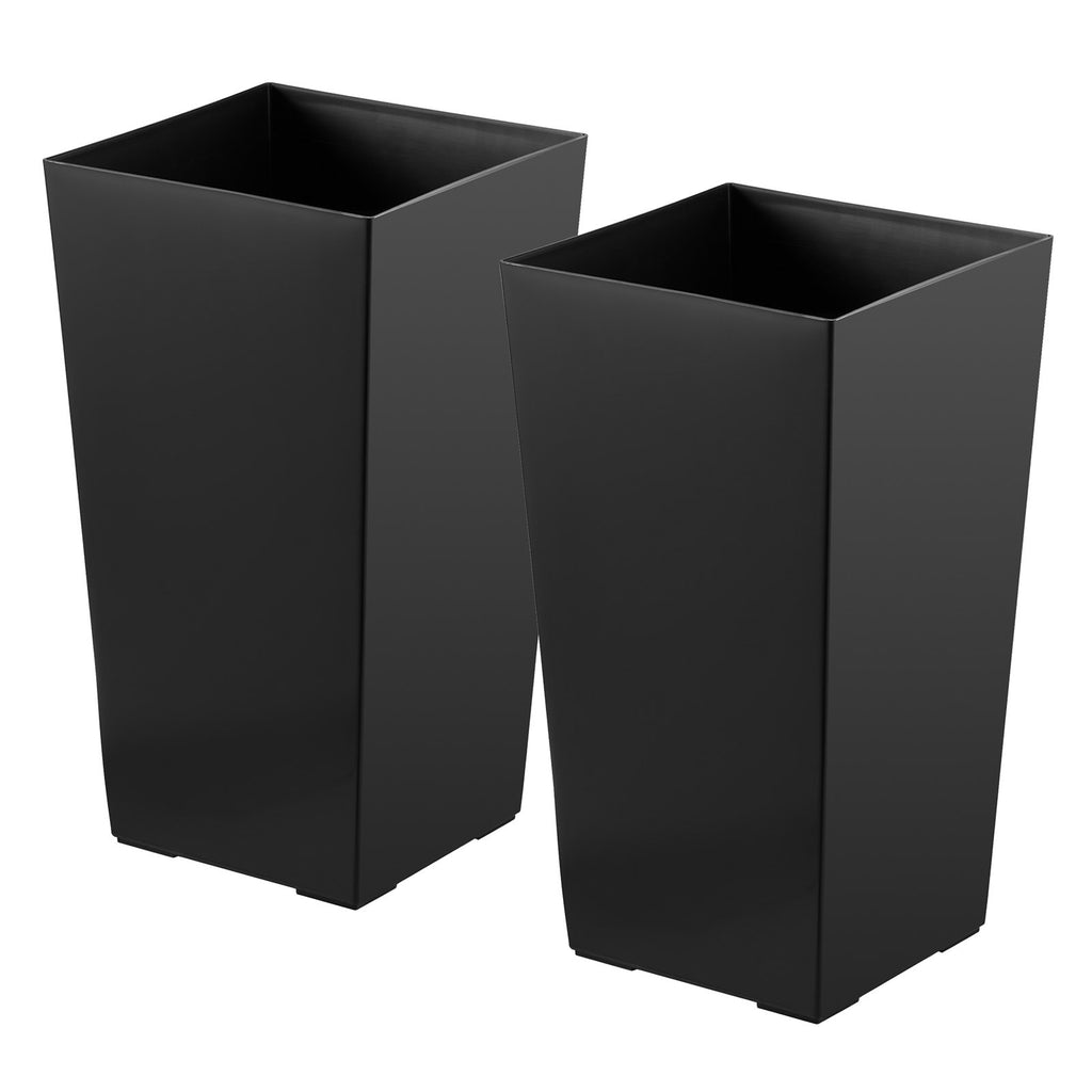 Aukšti lauko vazonai VEVOR F3055W-BK, 2 vnt. komplektas, 550 mm aukščio