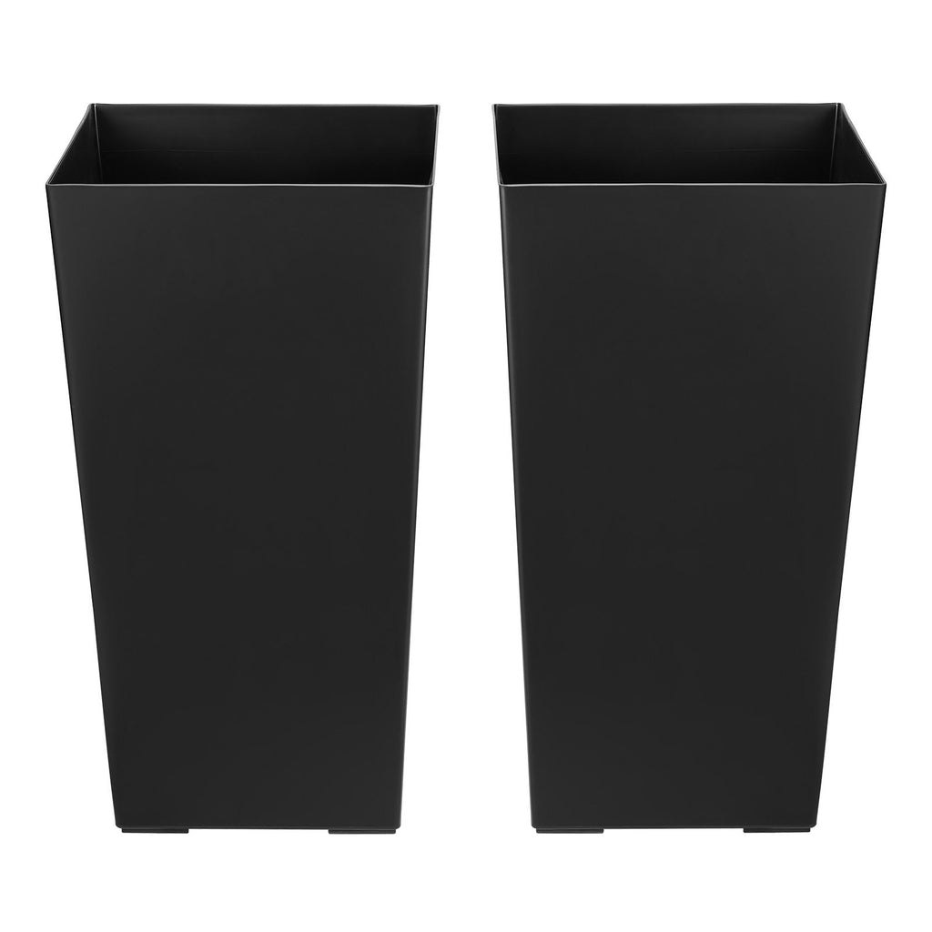 Aukšti lauko vazonai VEVOR F3055W-BK, 2 vnt. komplektas, 550 mm aukščio