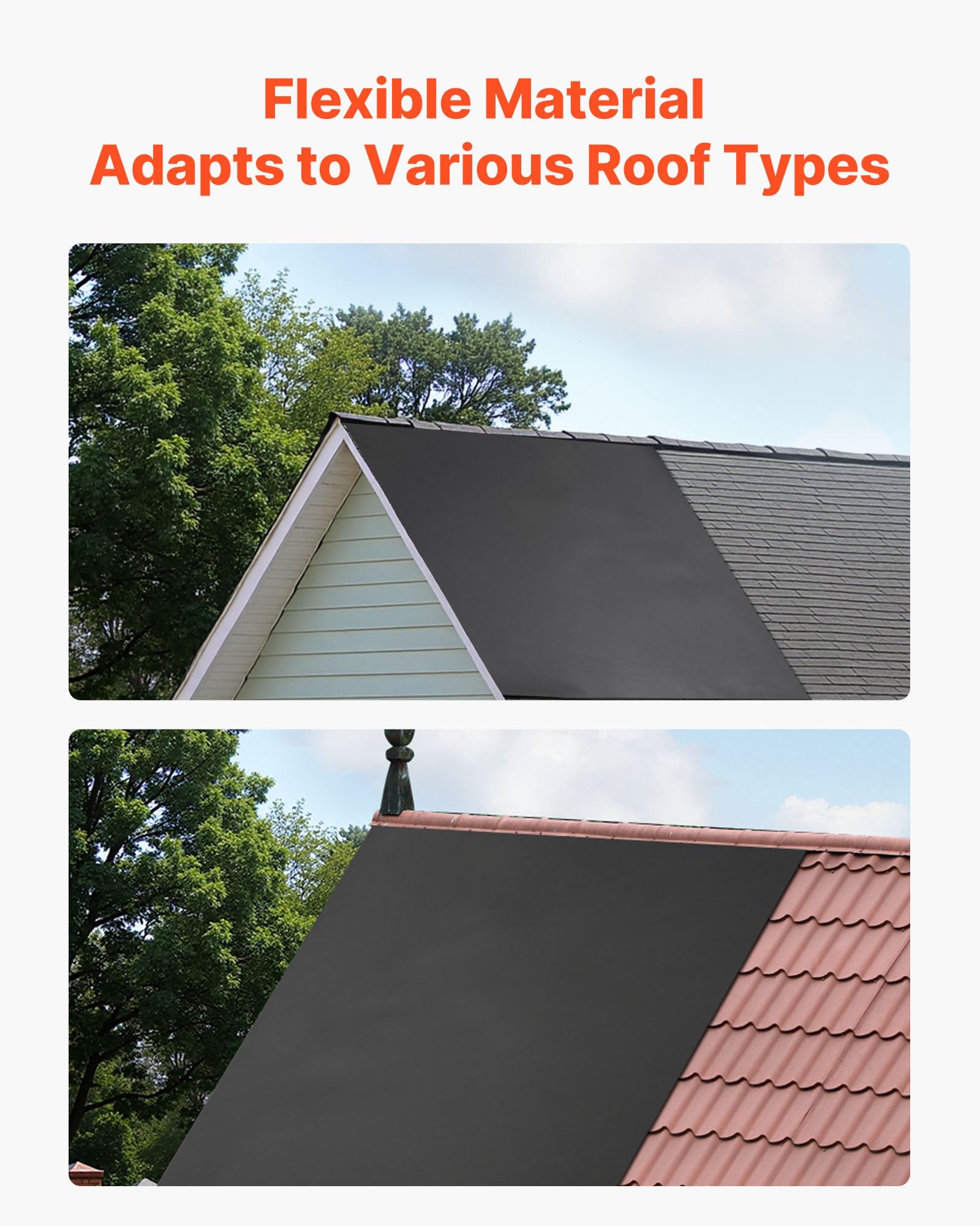EPDM stogo danga VEVOR EPDM-S-001, 3,05 x 4,57 m