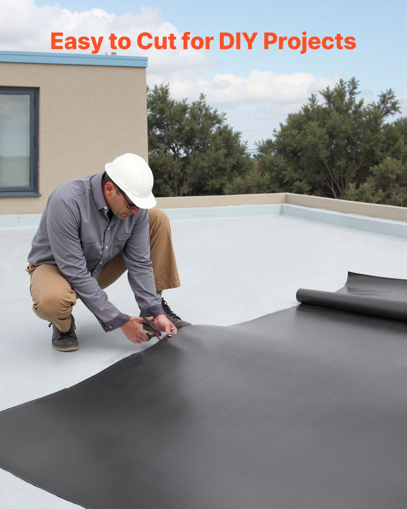 EPDM stogo danga VEVOR EPDM-S-002, 4,57 x 4,57 m