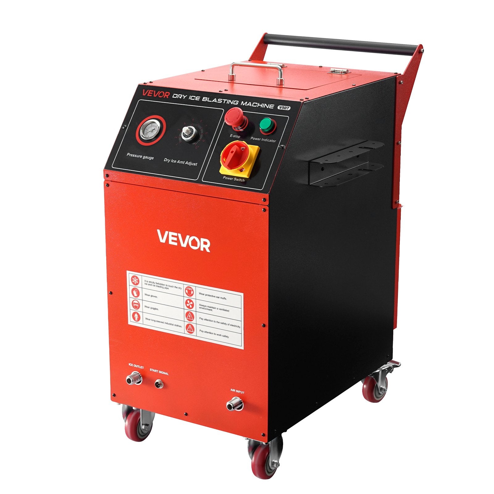 Sauso ledo valymo įrenginys VEVOR V507, 7,5 kg talpa