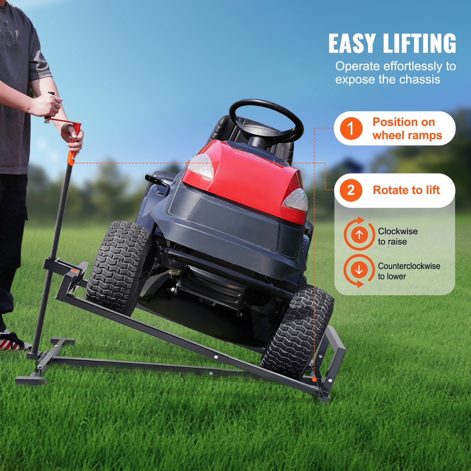 Vejos traktoriuko pakėlėjas VEVOR SX2800, 400 kg keliamoji galia