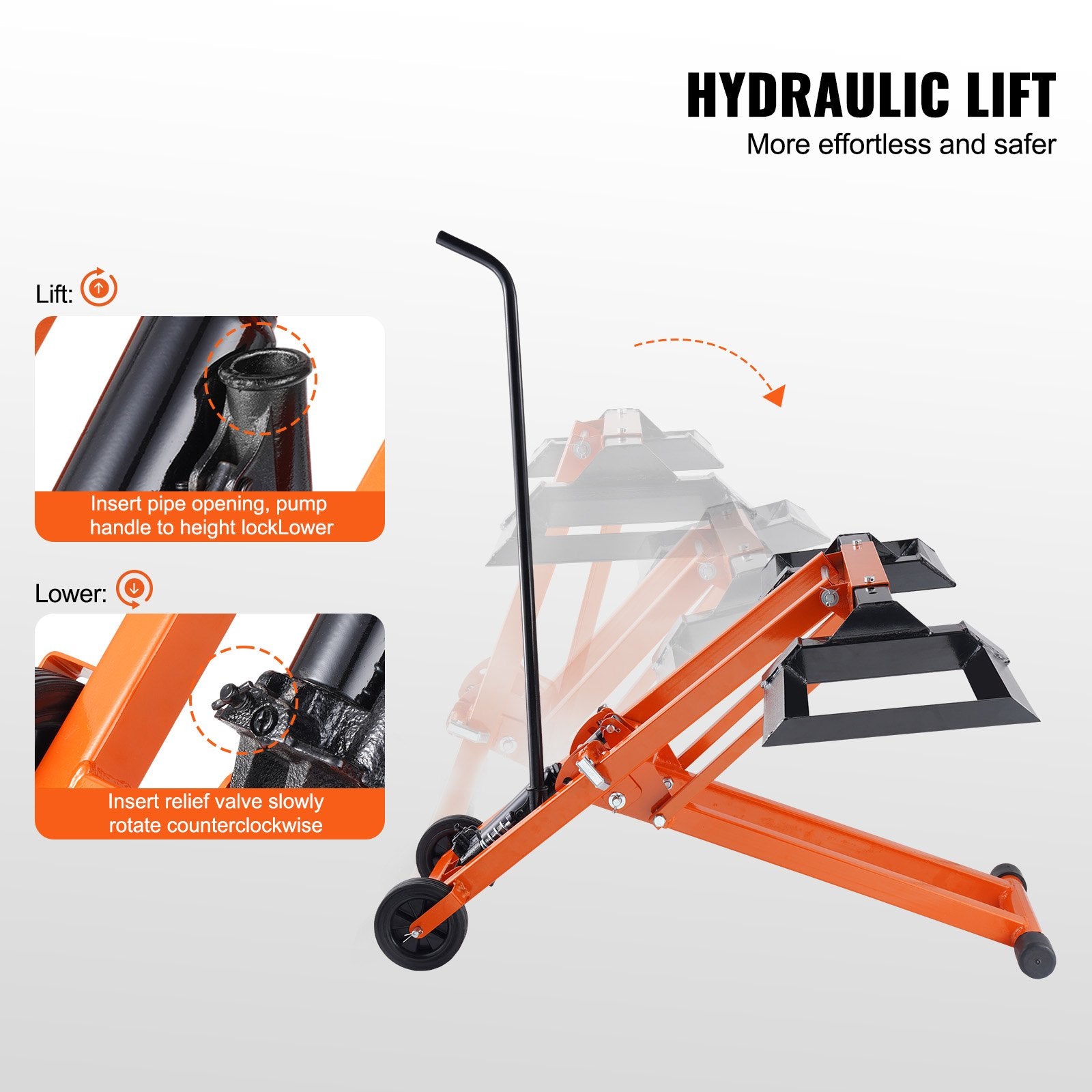 Žoliapjovės keltuvas VEVOR SX2806, 225 kg keliamoji galia