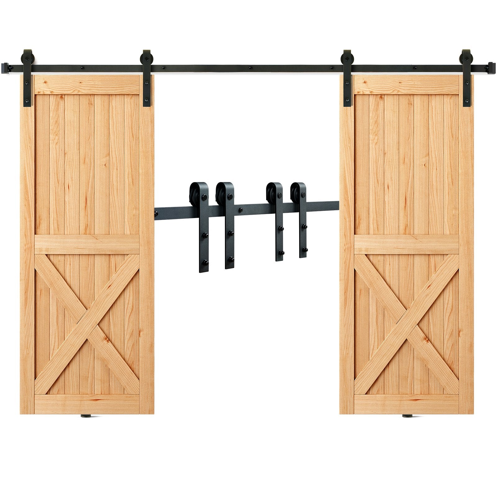 Stumdomų durų mechanizmas VEVOR 004-3.0M, 243,8 cm