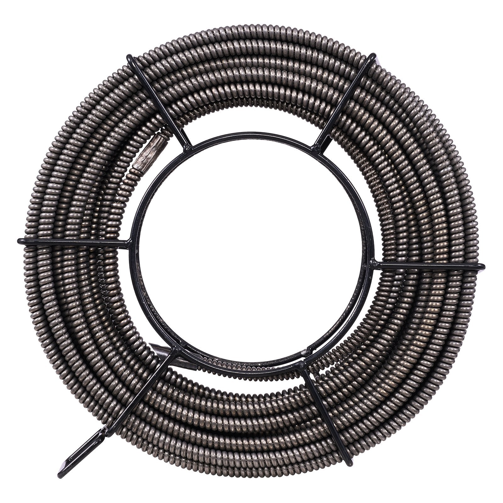 Kanalizacijos valymo trosas VEVOR, 15 m x 9,5 mm